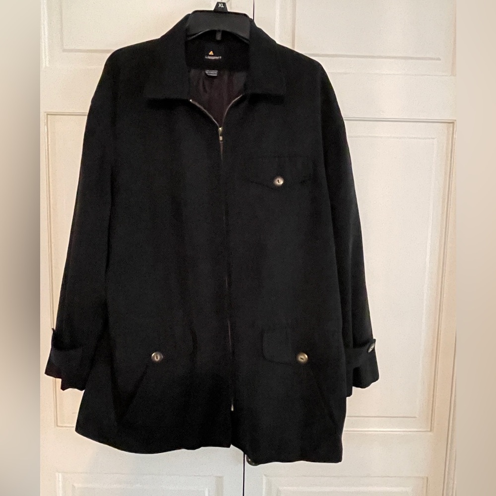 Lizsport utility car coat, black, large